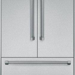 Thermador - Thermador T36BT820NS 36" Freedom Built-In French Door Bottom-Freezer Column - Freezers