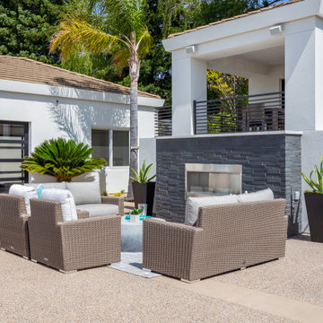 Exterior Lounge Areas, Pool, BBQ and Cabana