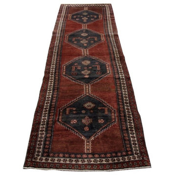 Consigned, Persian Rug, 4'x13', Handmade Wool Ardebil
