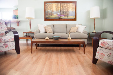 Elegant living room photo in Other