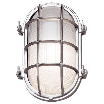 Norwell Lighting Mariner 1 Light Sconce/Oval, Chome 1101-CH-FR