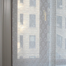 Panel Track "Squares Pattern" - Roller Shades
