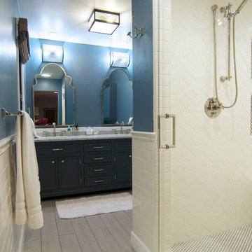 Designer's Own Retreat: Remodeled Master Bathroom