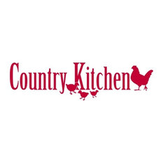 Country Kitchen  Wall Decal, Red, 20"x5"