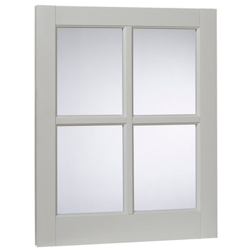 20x25 Utility Fixed Picture Vinyl Window with Grid
