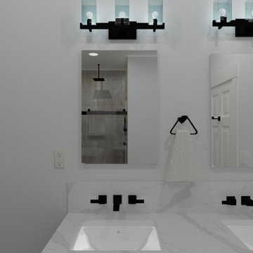 Oak Island Guest Bathroom