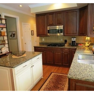 Kitchen and butler’s pantry remodel done with Cabinet Refacing