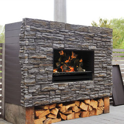 Escea - EW5000 Wood Fireplace - Outdoor Fireplaces