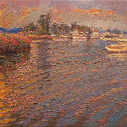 Essex Mooring by Leif Nilsson - Paintings