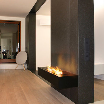Fire Line Automatic 2 model E by Planika, Private Apartment, Cracow, Poland