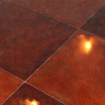 Acid stained basement