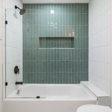 High-End Bathroom Remodel Houston - Walk-In Shower + Modern Finishes