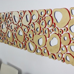 Hoops large tile arrays - Paintings