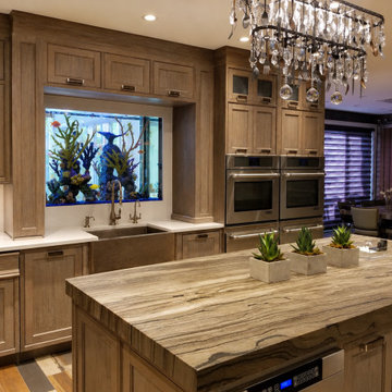 Built-In Freshwater Kitchen Aquarium