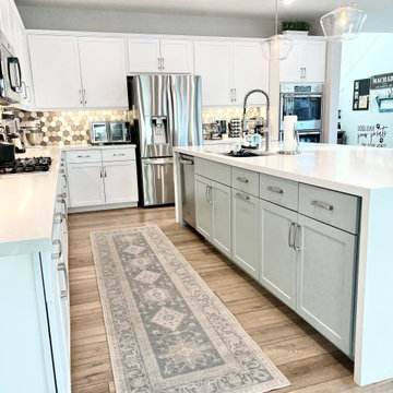 Hex Loving Transitional Kitchen Remodel