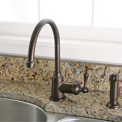 Kitchen Faucet w/ Spray - Kitchen Faucets