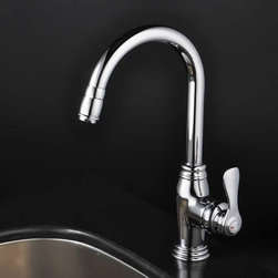 Chrome Single Handle Centerset kitchen tap T1723 - Kitchen Faucets