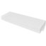 VidaXL White MDF Floating Wall Display Shelf 1-Drawer Book/DVD Storage