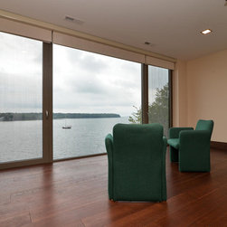 Bright Space & Distressed Floors - Hardwood Flooring