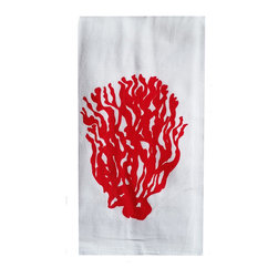 Coastal Assortment-Red Coral - Dish Towels