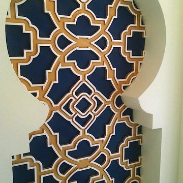 Faux Iron Ceiling and Wall Decor