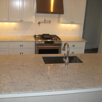 Kitchen: Bianco Romano granite