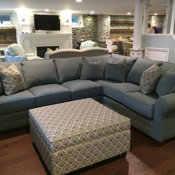 Wayne NJ Basement Gets Grown-Up Whimsy Makeover