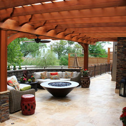 Attached Cantilever Pergola - Outdoor Products