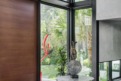 Example of a minimalist entryway design in Jacksonville