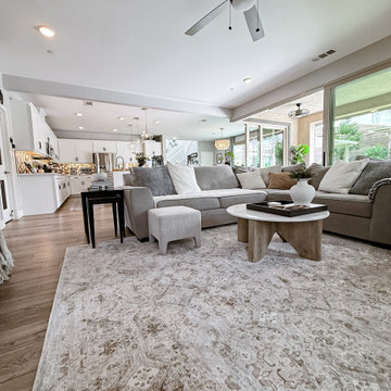 Cozy Flow Living: Family Room & Nook Transformation