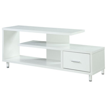 Seal Ii 1 Drawer 60 Inch Tv Stand With Shelves