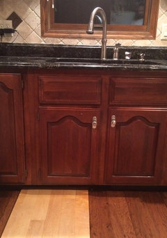 Flooring With Cherry Cabinets