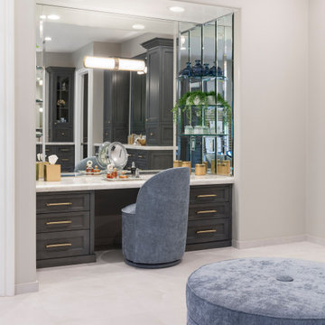 A Large Transitional Master Bath Remodel for an Estate Client