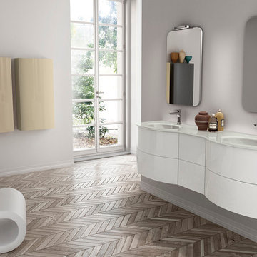 Modern Italian Bathroom Vanities Latitudine by GB Group