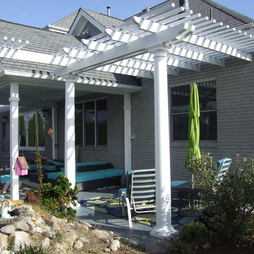 Backyard Oasis "3 Pergolas and a covered Porch"