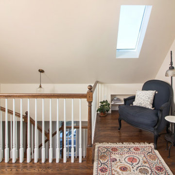 Staircase to reimagined attic