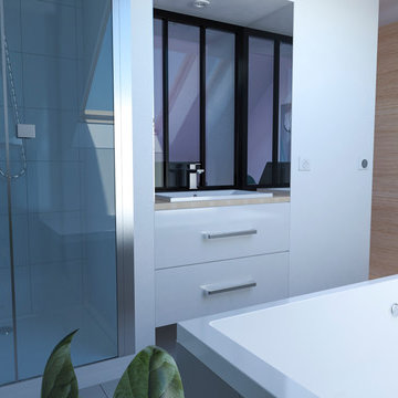 Aménagement Combles / 64m² - Tremblay en France