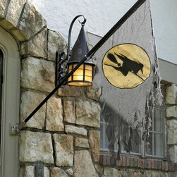 Tattered Witch Flag - Holiday Decorations