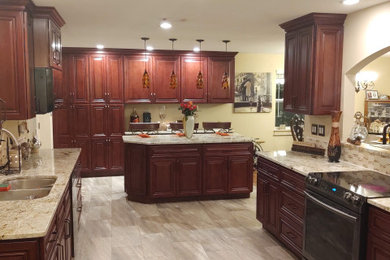 Inspiration for a contemporary kitchen remodel in Miami