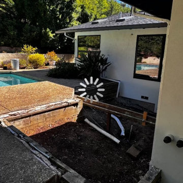 Deck with Integrated Lighting | Saratoga, CA