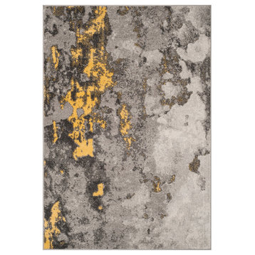 Safavieh Adirondack Collection ADR134 Rug, Grey/Yellow, 8'x10'