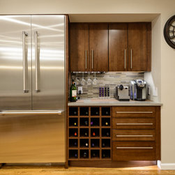 Coffee / Wine Bar - Storage And Organization