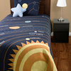 Solar Navy Full Size Kids Comforter Bed Set