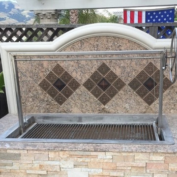 JD Fabrications Stainless Drop In Santa Maria Style Grill