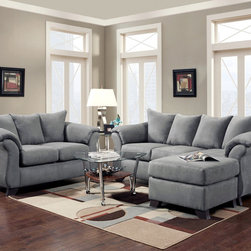 Sensations Chaise Sofa Set - Sofas And Sectionals