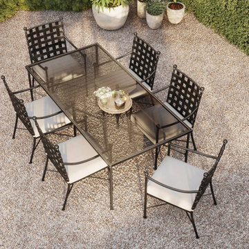 Sunset West Provence 84" Rectangular Dining Table