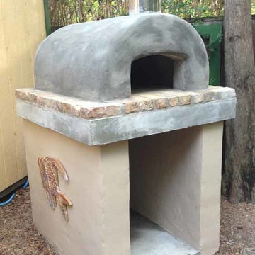 The Eichler Family Wood Fired Brick Pizza Oven in Florida