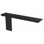 The Original Granite Bracket - Side Wall Aluminum Hidden Countertop Support Bracket, 14, Right - *Note due to supply chain challenges this product does not contain screws: Recommended hardware is QTY(4) 2" #12 wood screws