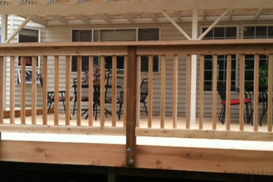 Expansive Cedar Deck