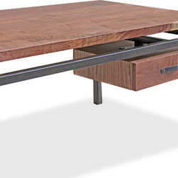 Floating Walnut Desk - Furniture